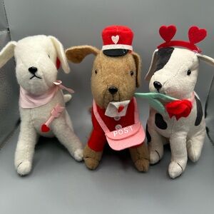 Target Bullseye Playground Valentine Plush Dog Set Cupid Post Rose 2025 NEW